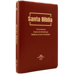 Biblia RVR1960 Fuente de bendiciones mediana im piel vino 9pt RVR.65uecFBPJR