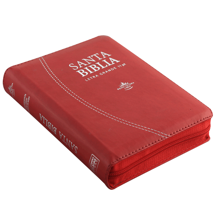 Biblia RVR1960 chica im piel roja 11P RVR046cLGPJRZTI