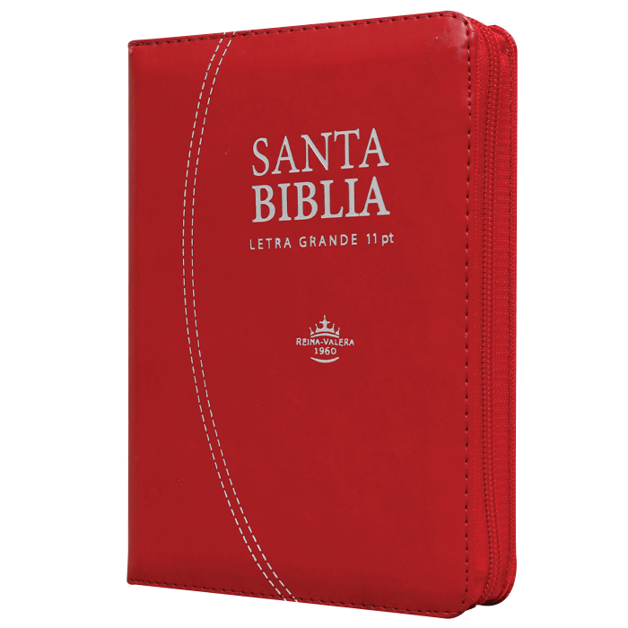 Biblia RVR1960 chica im piel roja 11P RVR046cLGPJRZTI