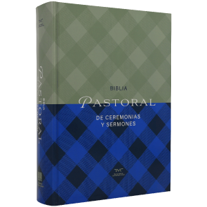 Biblia RVC pastoral ceremonias y sermones azul-gris RVC083cletra grandePJR