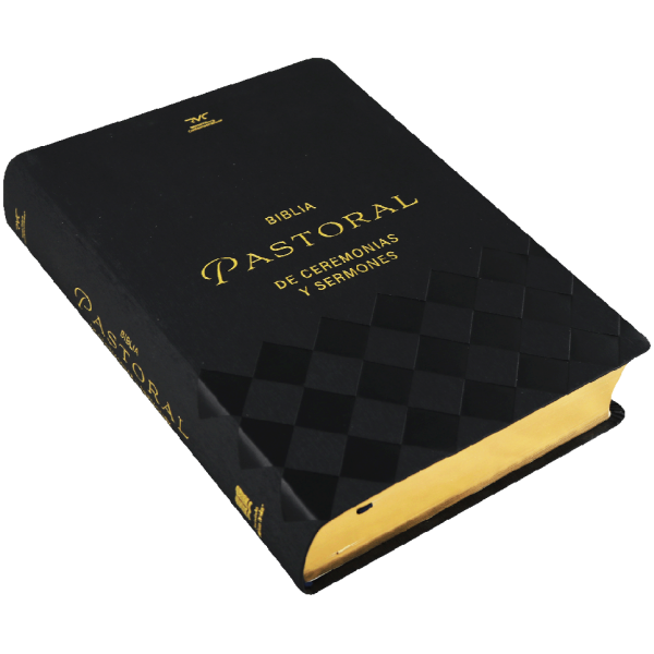 Biblia RVC pastoral ceremonias y sermones negro im piel GR - Image 2