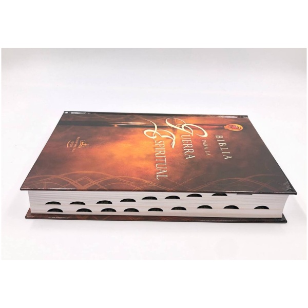 Biblia para la Guerra Espiritual tapa dura índice 10pt - Image 3