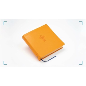 Biblia NTV QR Principios para vivir naranja