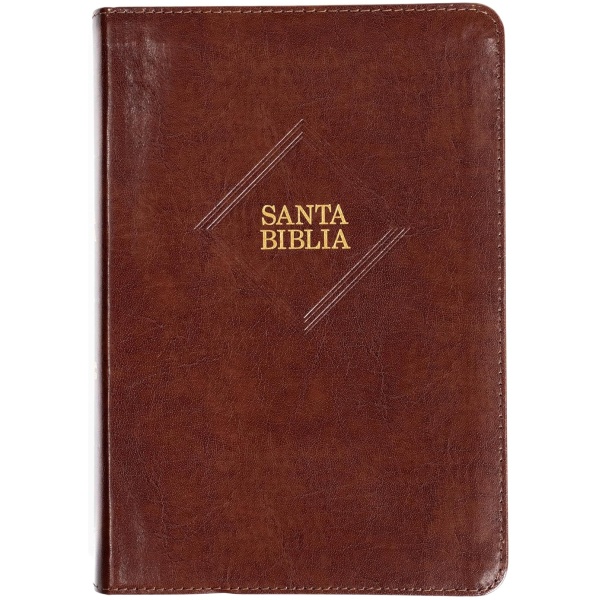 Biblia RVR1960 Letra gigante cafe piel indice ed 2023 14pt