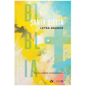 Biblia NVI Manual letra grande multicolor rústica