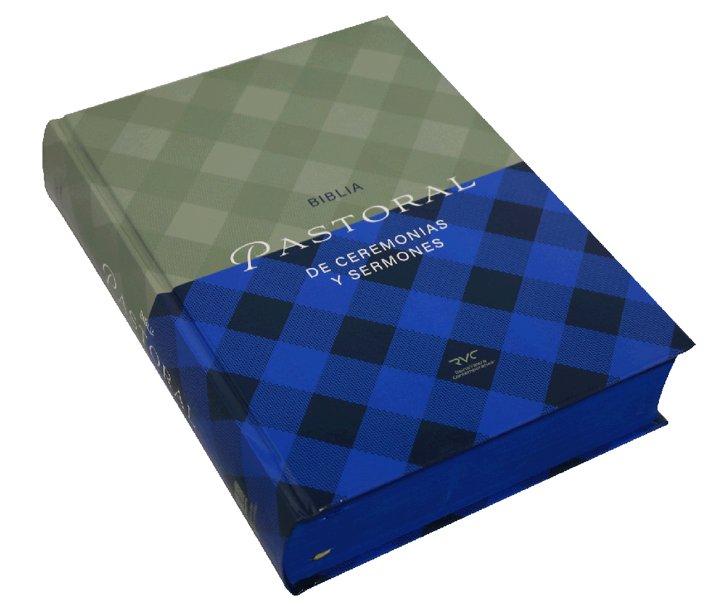Biblia RVC pastoral ceremonias y sermones azul-gris RVC083cletra grandePJR