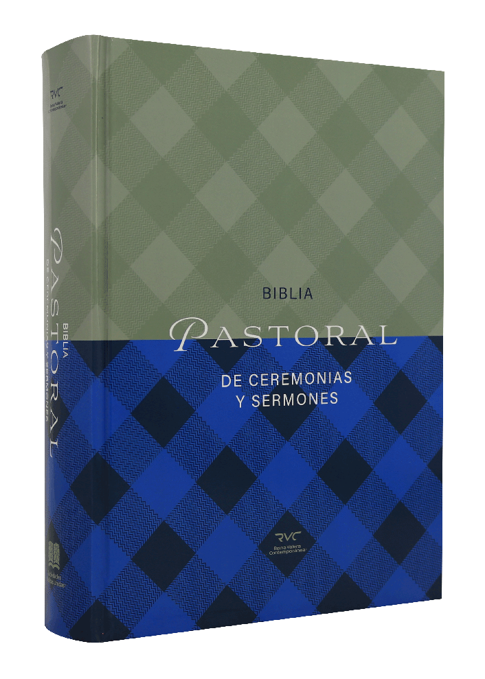 Biblia RVC pastoral ceremonias y sermones azul-gris RVC083cletra grandePJR