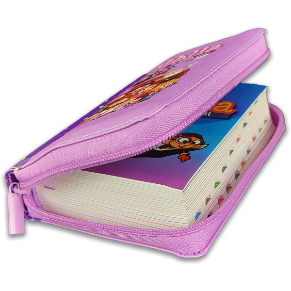 Biblia RVR1960 Mi gran viaje lila im piel cierre índice bolsillo 8.5pt - Image 2