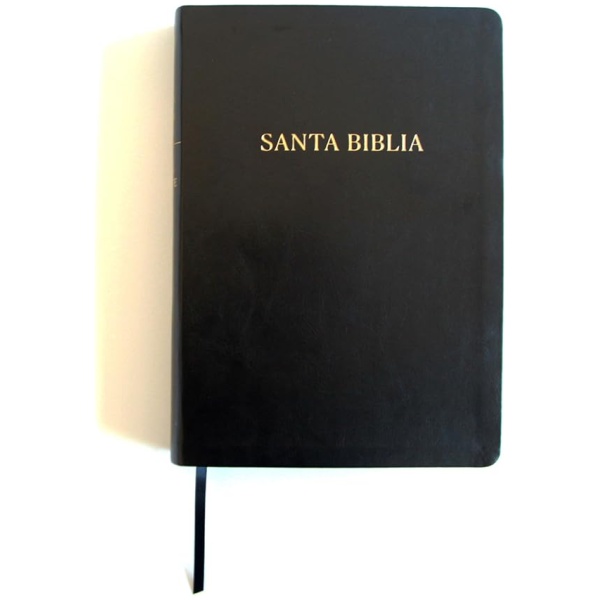 Biblia RVR1960 letra super gigante negro sim piel 17pt - Image 2