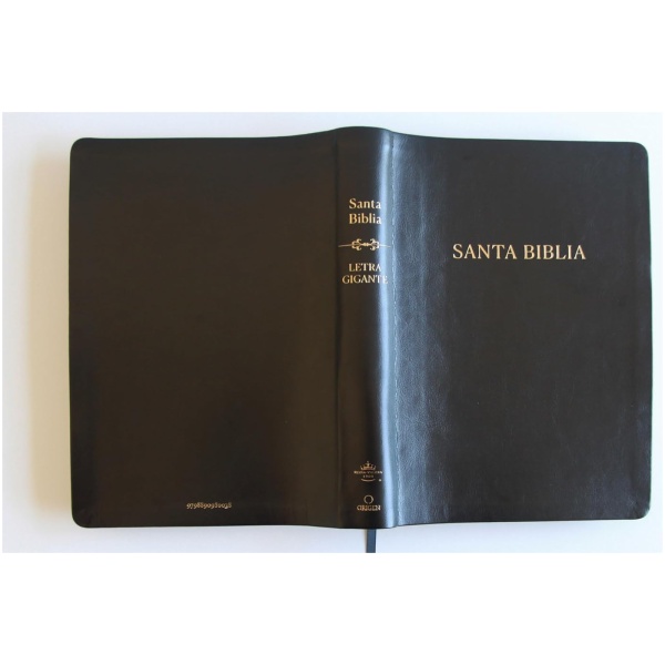 Biblia RVR1960 letra super gigante negro sim piel 17pt - Image 7