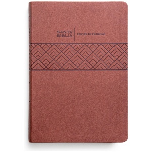 Biblia RVR1960 Promesas cafe letra gigante índice piel 13pt
