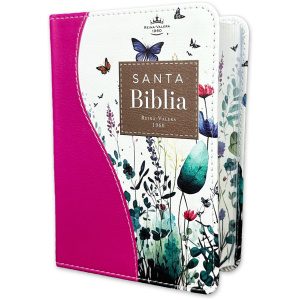 Biblia RVR1960 Renovación fucsia cto pintado im piel bolsillo 8.5pt