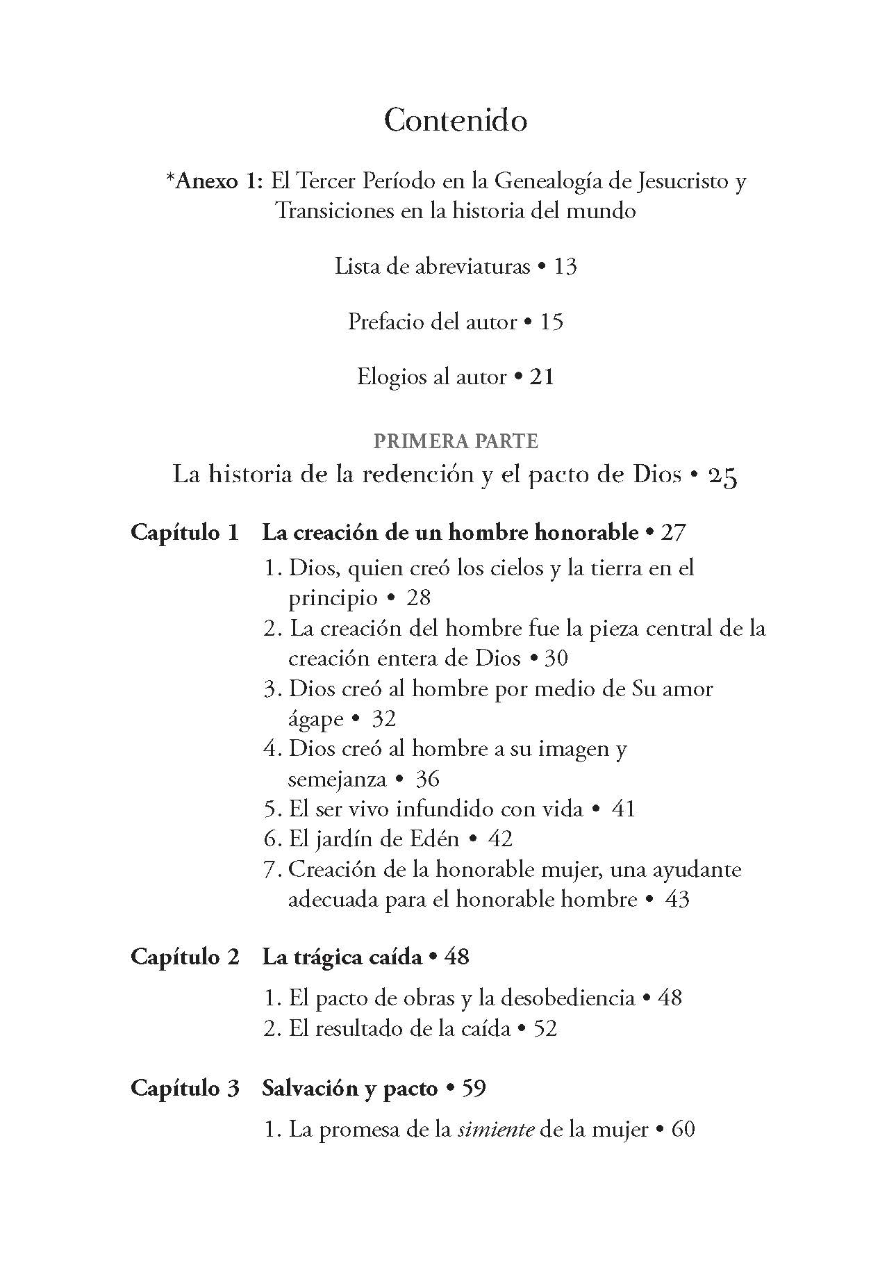 La promesa del pacto eterno, volumen 5, Historia de la Redención