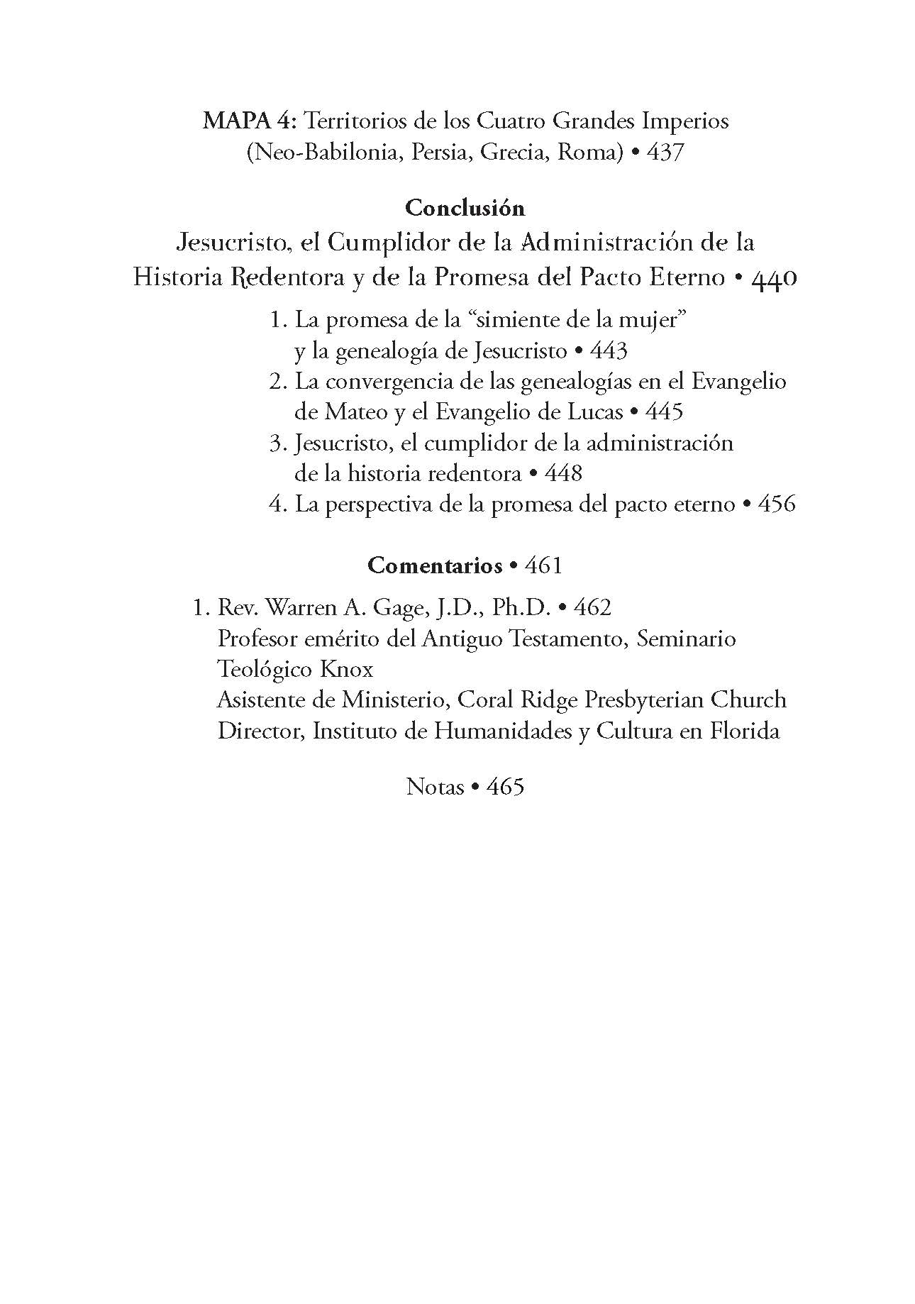 La promesa del pacto eterno, volumen 5, Historia de la Redención