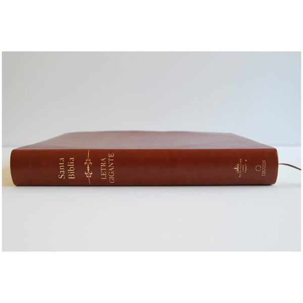 Biblia RVR1960 super gigante marrón simil piel 17pt - Image 6