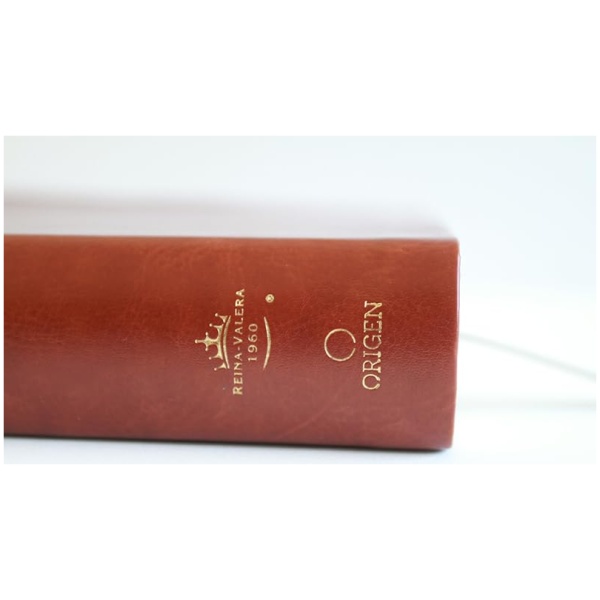 Biblia RVR1960 super gigante marrón simil piel 17pt - Image 5