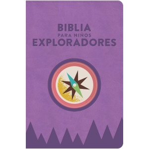 Biblia RVR1960 para niños exploradores lavanda sim piel manual 9.5pt