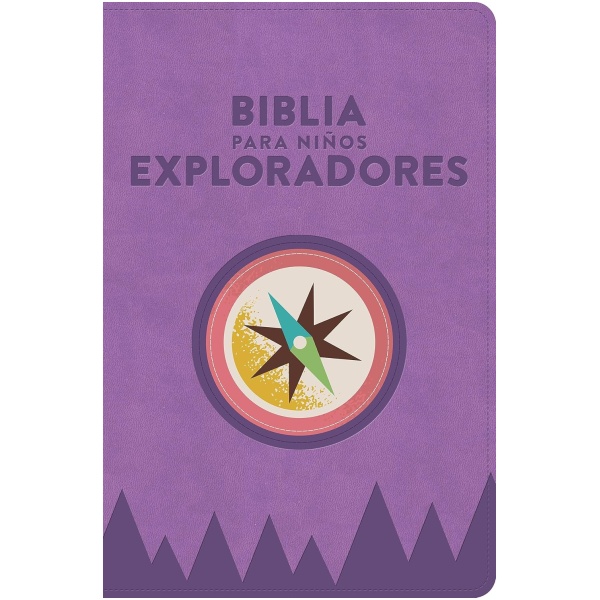 Biblia RVR1960 para niños exploradores lavanda sim piel manual 9.5pt