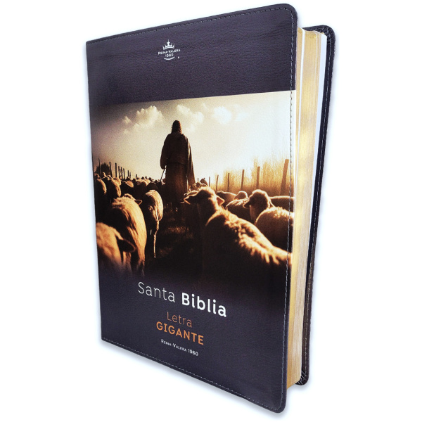 Biblia RVR1960 Esplendor Buen pastor im piel gigante 15pt 085PRJ