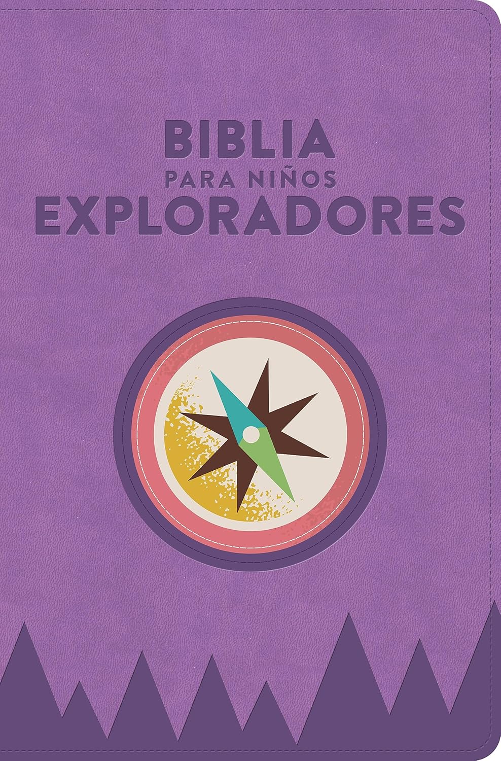 Biblia RVR1960 para niños exploradores lavanda sim piel manual 9.5pt