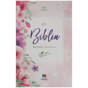 Biblia RVC misionera rústica flores RVC.60ue 10pt