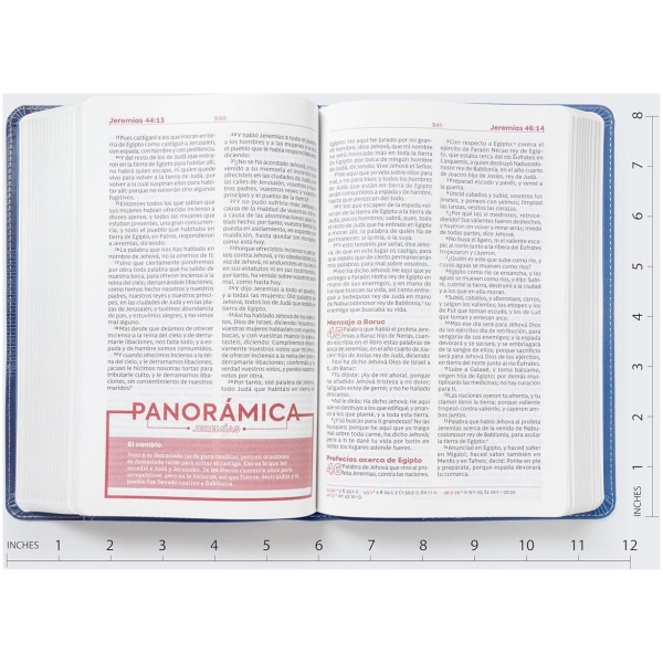 Biblia RVR1960 Estudio para Jóvenes im piel Azul 9.5pt - Image 5