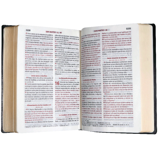 Biblia RVR1960 chica vinil azul MDM RVR042cLGPJR 9pt - Image 3