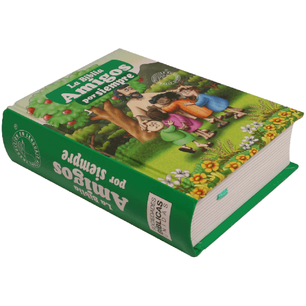Biblia TLA amigos por siempre verde tapa dura TLA23 - Image 3