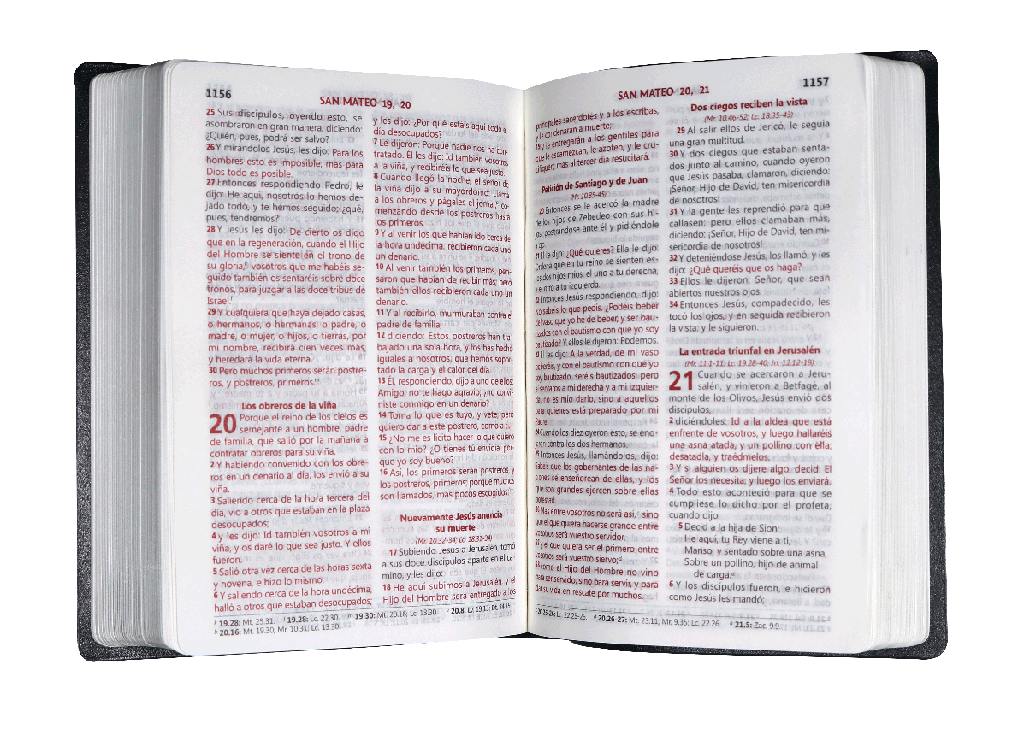 Biblia RVR1960 chica vinil azul MDM RVR042cLGPJR 9pt