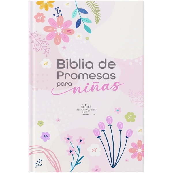 Biblia RVR1960 de promesas para niña tapa dura 11pt