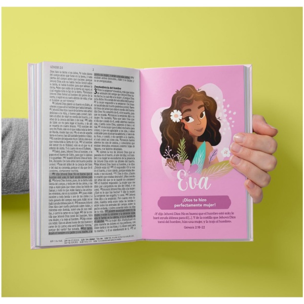 Biblia RVR1960 de promesas para niña tapa dura 11pt - Image 3