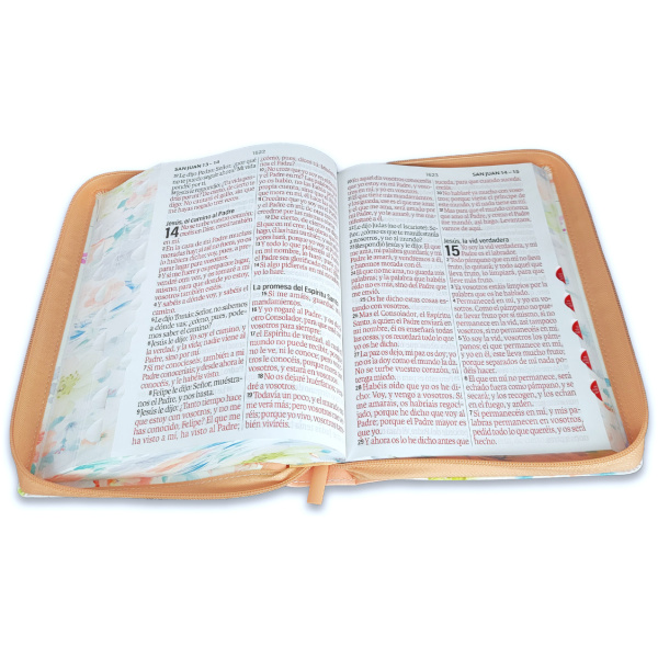 Biblia RVR1960 Jardin sup gig coralim piel cierre índice 19pt - Image 2