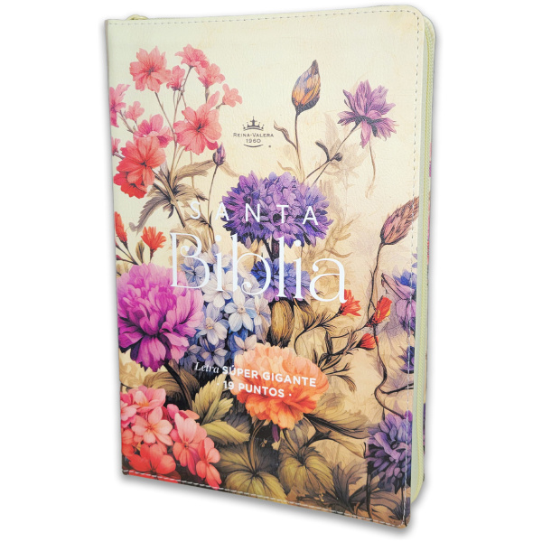 Biblia RVR1960 Jardin sup gig vintage im piel cierre índice 19pt