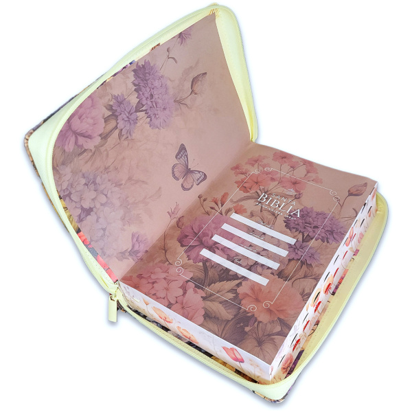 Biblia RVR1960 Jardin sup gig vintage im piel cierre índice 19pt - Image 2