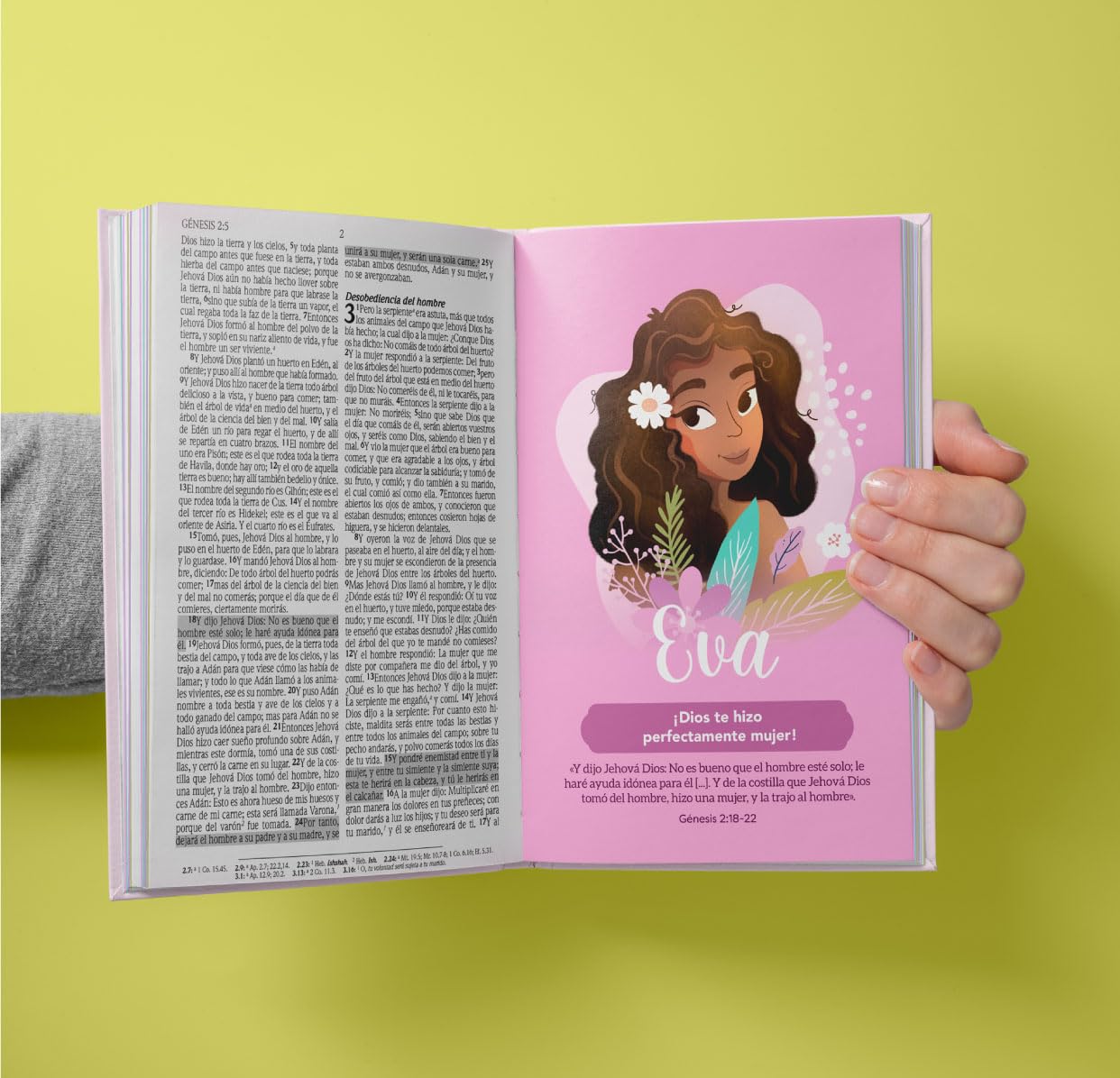 Biblia RVR1960 de promesas para niña tapa dura 11pt