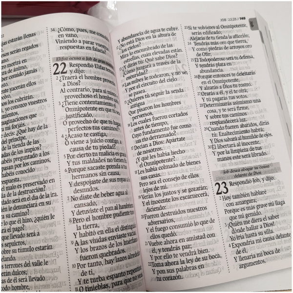 Biblia RVR1960 mediana lt grande blanco QR 12pt RVR062LGPJR - Image 2