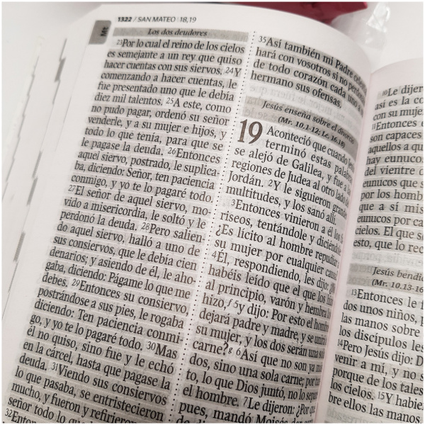 Biblia RVR1960 mediana lt grande azul QR 12pt RVR062LGPJR - Image 5