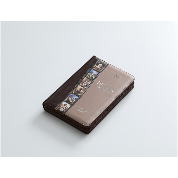 Biblia RVR1960 Heroes bitono cafe/cafe im piel cierre 12.5pt - Image 7