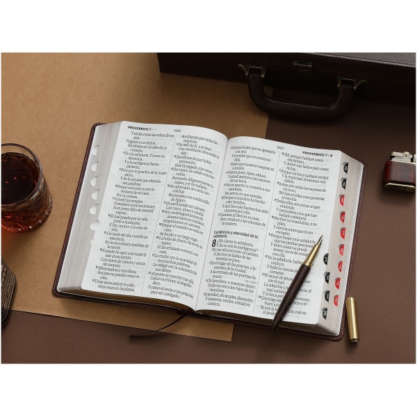 Biblia RVR1960 Efeso sup gig cafe GEO im piel índice 19pt - Image 4
