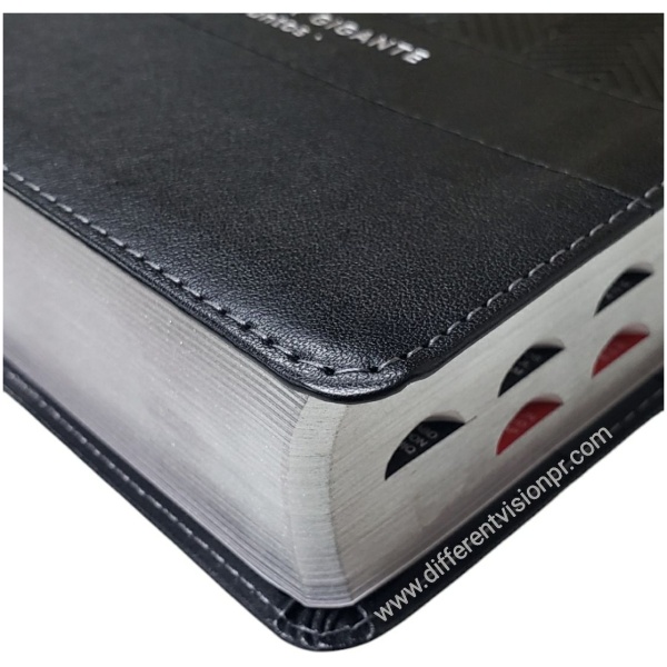 Biblia RVR1960 Efeso sup gig gris/negro GEO im piel índice 19pt - Image 4