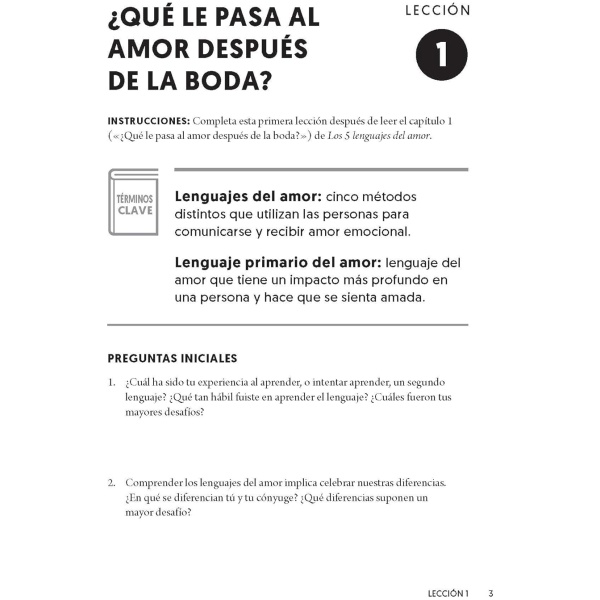 Los 5 lenguajes del amor - Cuaderno de ejercicios - Image 3