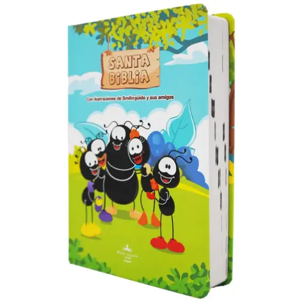 Biblia RVR1960 infantil ilustrada smilinguido t dura RVR.63cLGPJR