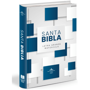 Biblia RVR1960 mediana lt gde mayúscula azul 11pt RVR.063cLGPJR-MAY