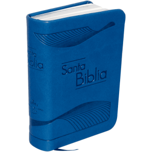 Biblia RVR1960 mini bolsillo azul 6pt RVR016PJR