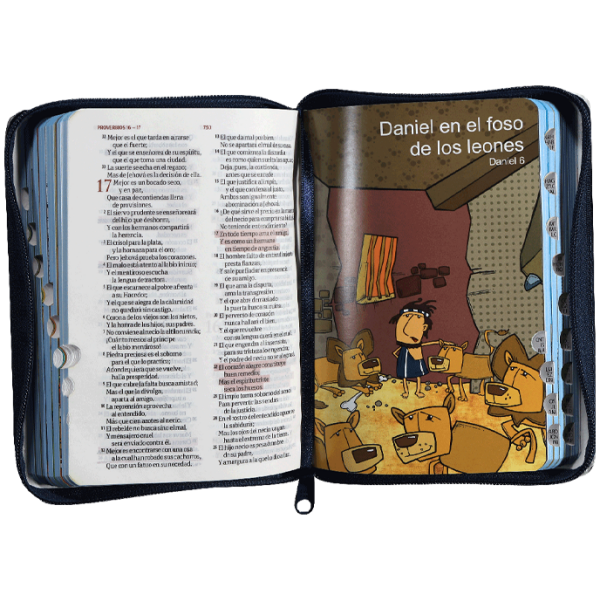 Biblia RVR1960 infantil ilust azul peces 9pt RVR045cPLMFBTIZ - Image 3