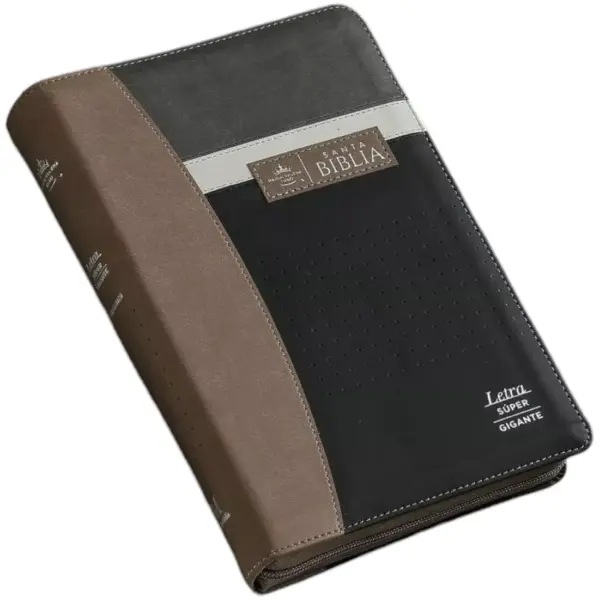Biblia RVR1960 Agora Tech dot negro/gris/beige im piel índice cierre 19pt - Image 2