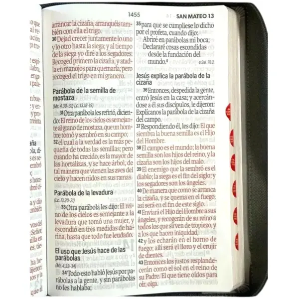 Biblia RVR1960 Agora Tech dot cafe/miel/beige im piel índice cierre 19pt - Image 2