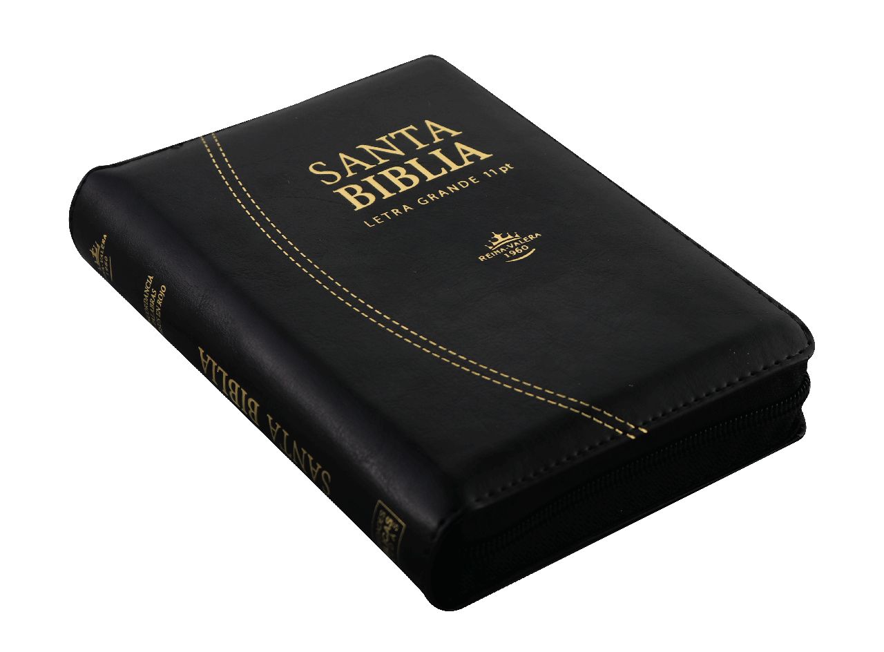 Biblia RVR1960 chica negro 11pt RVR046cZTILSGi