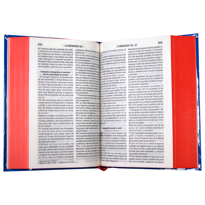 Biblia RVR1960 chica tapa dura azul DR RVR043cLG 9pt