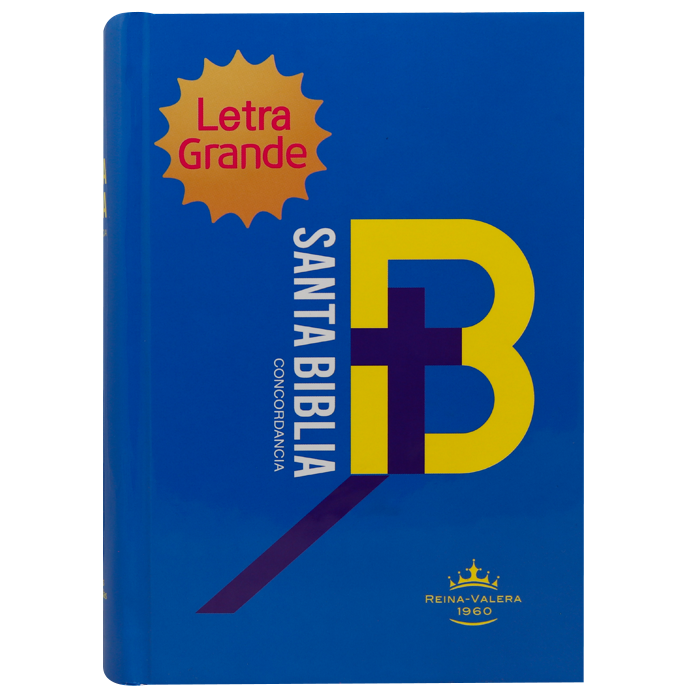 Biblia RVR1960 chica tapa dura azul DR RVR043cLG 9pt